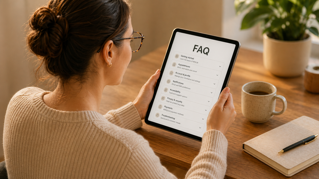 Aide RDVLIB pour les utilisateurs et les professionnels