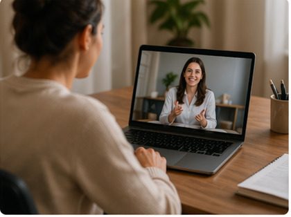 Rendez-vous en visioconférence avec un professionnel RDVLIB