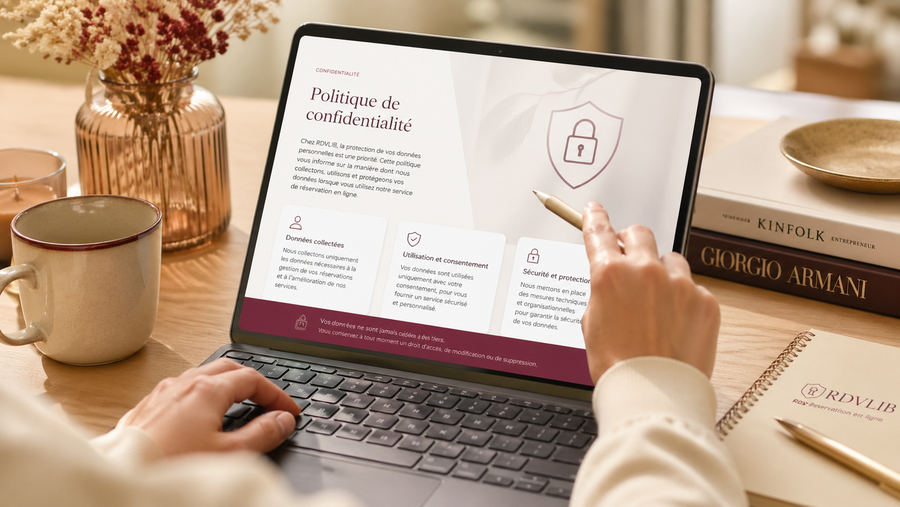Droits des utilisateurs et confidentialité des données sur RDVLIB