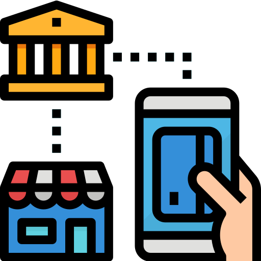 Icône représentant le paiement sécurisé proposé par RDVLIB, en ligne ou sur place selon le choix du professionnel.